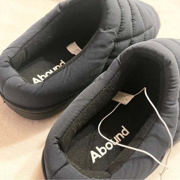 Abound Mens Nylon Closed Toe Indoor Outdoor Slippers Navy Blue Size 7/8 NWOT - Picture 9 of 10
